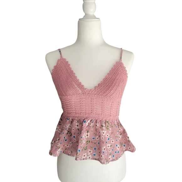 Francesca's Collections Tops - Francesca's Crochet Top